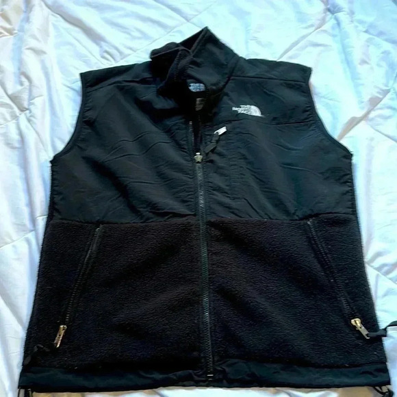 Northface black  Denali womens zip up vest  size small - Picture 1 of 7